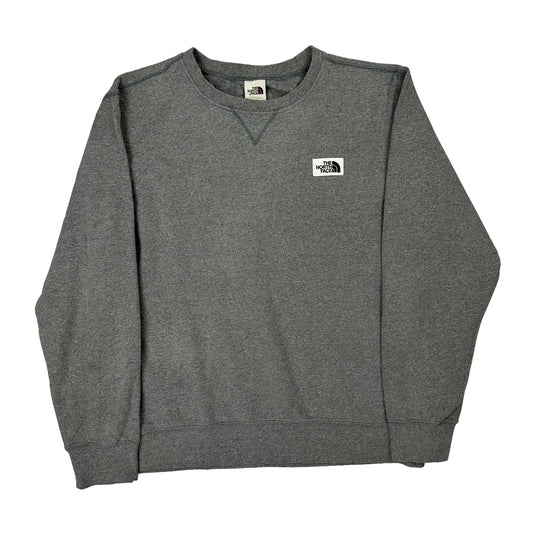 The North Face Sweatshirt - Large Gray Cotton