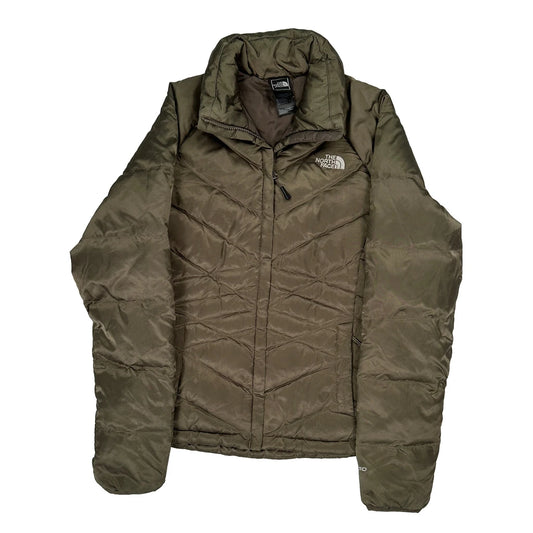 550 Fill The North Face Puffer - Small Khaki Nylon