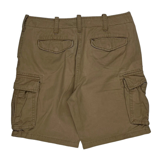Tommy Hilfiger Cargo Shorts - 34W 9L Khaki Cotton