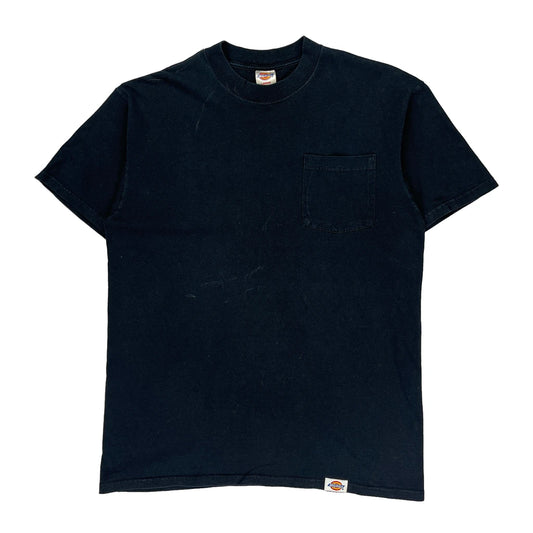 Dickies T-Shirt - Large Black Cotton