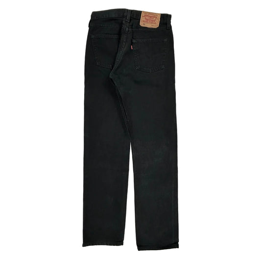 501 Levis Jeans - 26W 31L Black Cotton