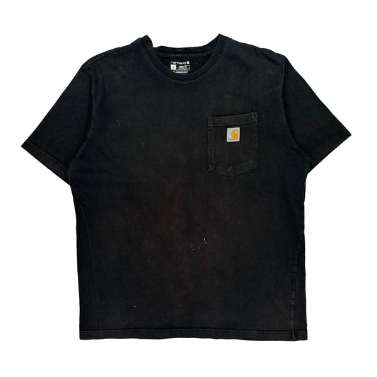 Carhartt T-Shirt - Large Black Cotton