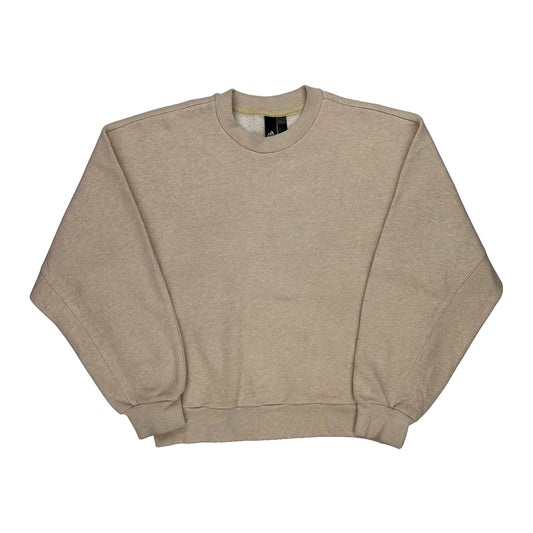Adidas Sweatshirt - Medium Beige Cotton