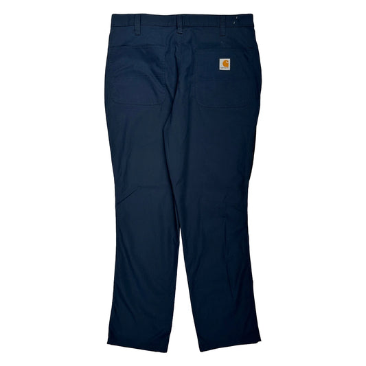 Vintage Carhartt Trousers - 34W 30L Navy Polyester Blend