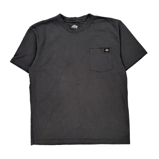 Dickies T-Shirt - Large Grey Cotton