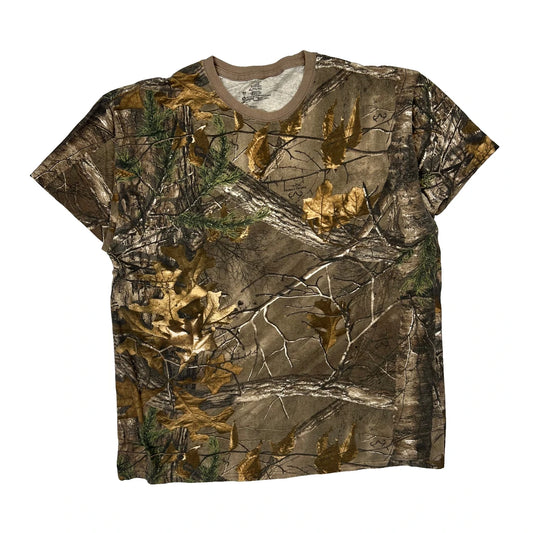 Hanes Camo T-Shirt - XL Camo Cotton