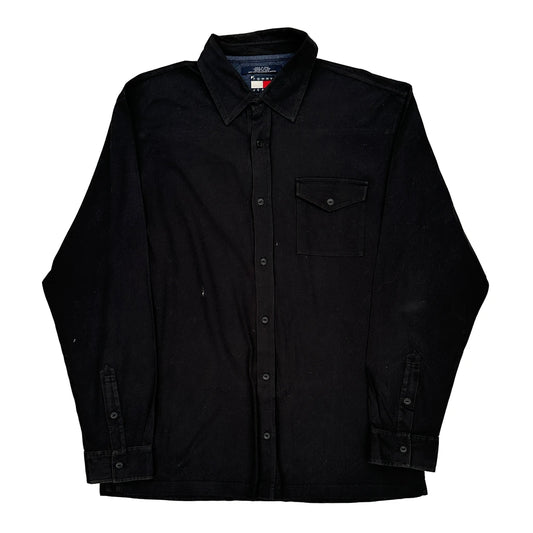 Tommy Jeans Shirt - Large Black Cotton