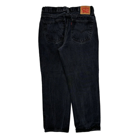 550 Levis Jeans - 33W 32L Black Cotton