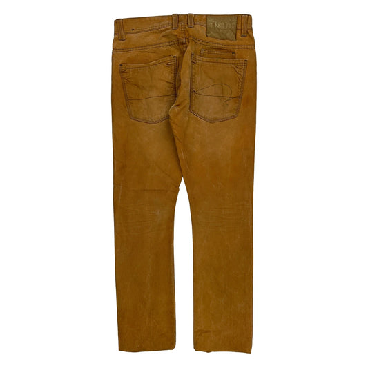 One Green Elephant Jeans - 33W 34L Brown Cotton