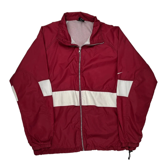 Vintage Nike Windbreaker - XL Red Polyester