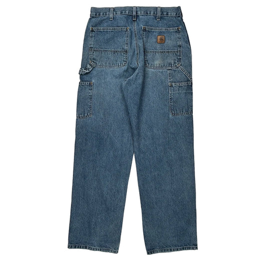 Carhartt Carpenter Jeans - 30W 31L Blue Denim