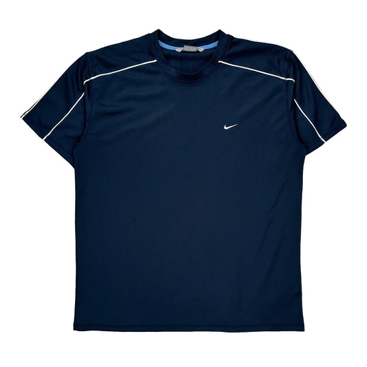 Nike T-Shirt - 2XL Navy Polyester