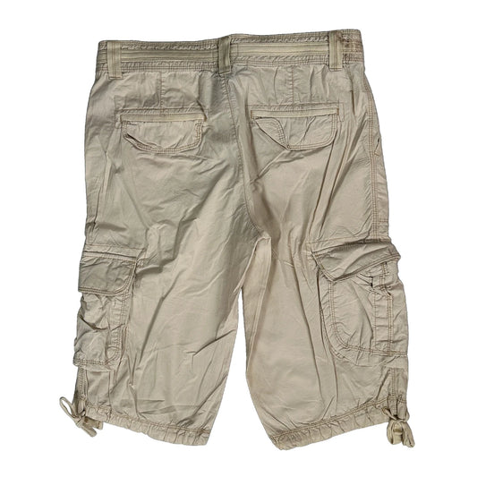 Vintage Polo By Ralph Lauren Cargo Shorts - 30W UK 8 Beige Cotton