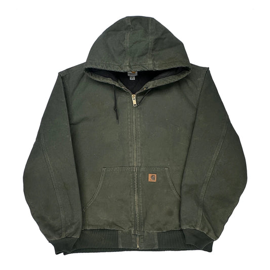 Carhartt Tall Jacket - XL Green Cotton