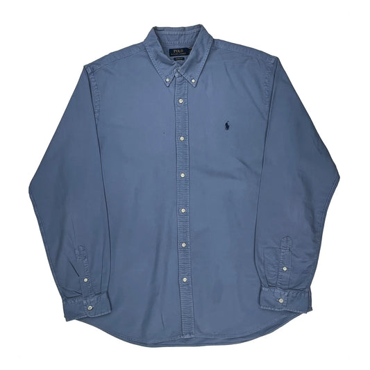 Vintage Polo By Ralph Lauren Shirt - 2XL Blue Cotton