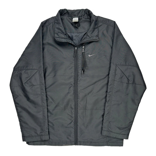Nike Jacket - XL Gray Polyester