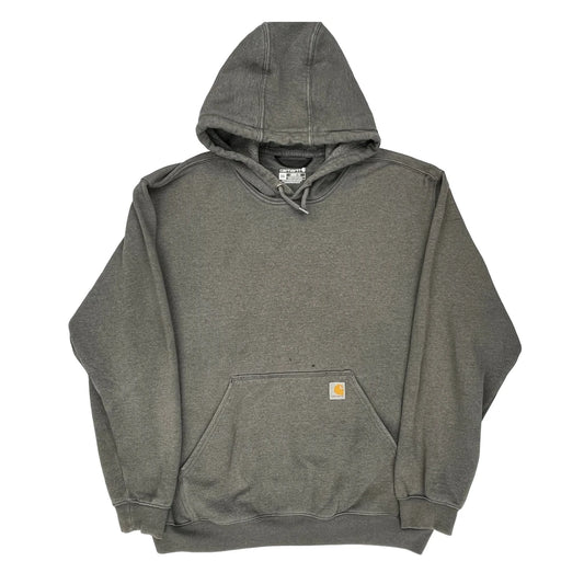 Carhartt Hoodie - 2XL Grey Cotton