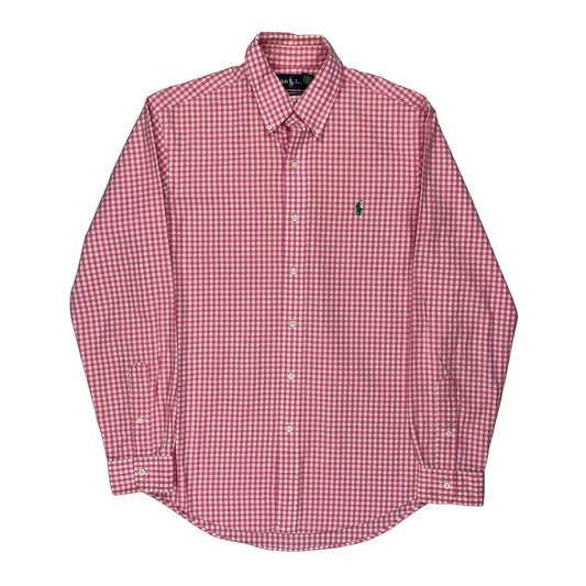 Ralph Lauren Checked Shirt - Medium Pink Cotton
