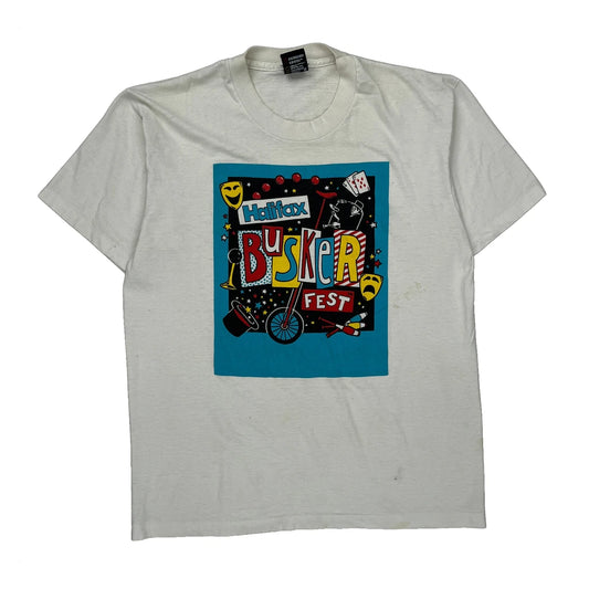 Screen Stars Graphic T-Shirt - Large Multicoloured Cotton Blend