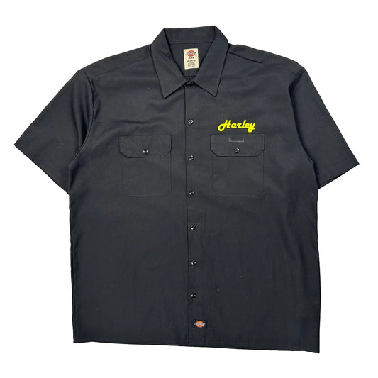 Hillbilly Hellions Dickies Graphic Short Sleeve Shirt - XL Black Polyester