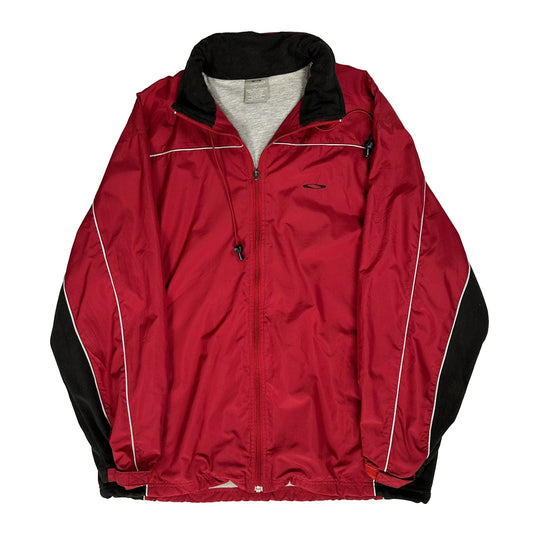 Oakley Fitness Gear Windbreaker - Large Red Polyester