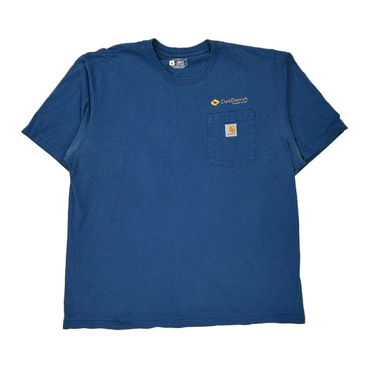 Near-Miss Award Carhartt T-Shirt - XL Blue Cotton