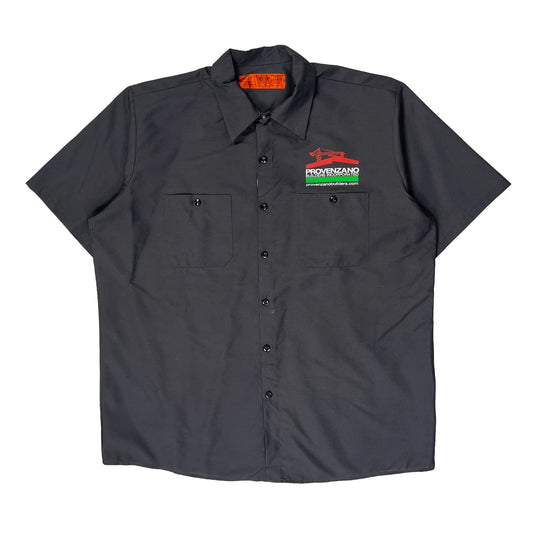 Red Kap Short Sleeve Shirt - XL Grey Polyester Blend