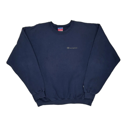 Champion Sweatshirt - XL Navy Cotton