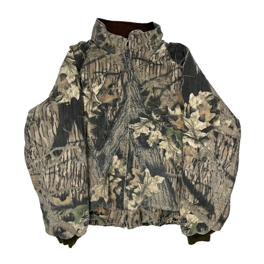 Mossy Oak Camo Jacket - XL Camo Cotton