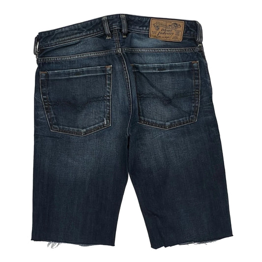 Diesel Denim Shorts - 32W 12L Dark Wash Denim