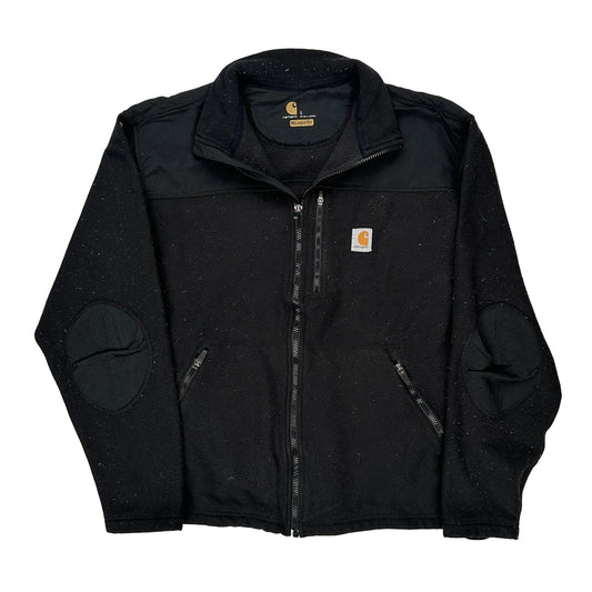 Carhartt Fleece Jacket - Large Black Polyester