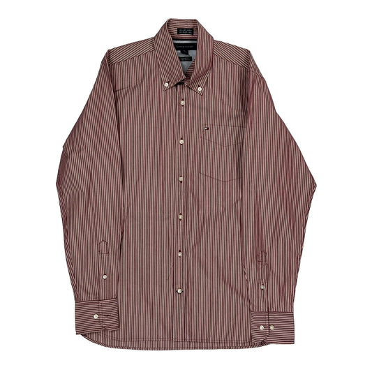 Tommy Hilfiger Striped Shirt - XS Red Cotton