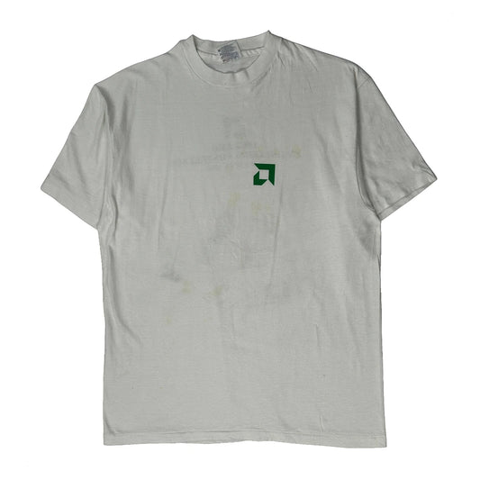 1992 Hanes Graphic T-Shirt - Large White Cotton