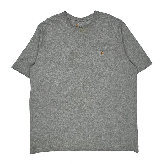 Carhartt Tall T-Shirt - 2XL Gray Cotton