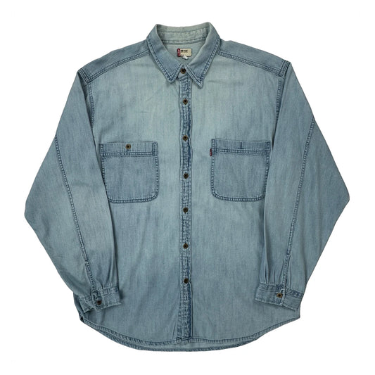 Levis Denim Shirt - XL Light Wash Denim