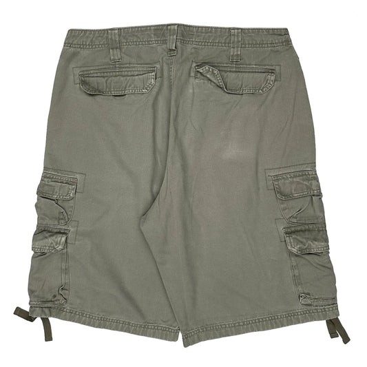 Lee Cargo Shorts - 36W 12L Khaki Cotton