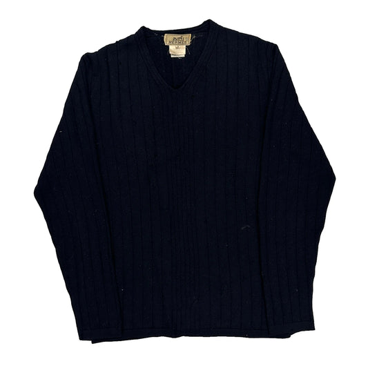 Hermes Jumper - Medium Navy Wool