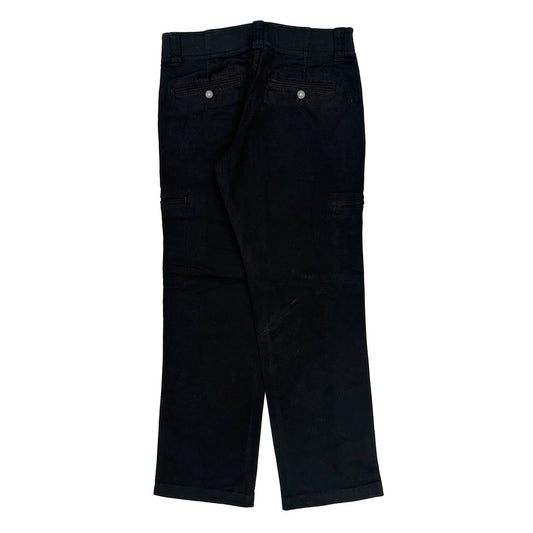 Vintage Lee Cargo Pants - 31W 30L Black Cotton Blend
