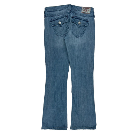 True Religion Boot Cut Jeans - 30W UK 8 Blue Denim