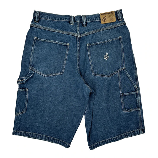 Rocawear Denim Shorts - 35W 11L Blue Cotton