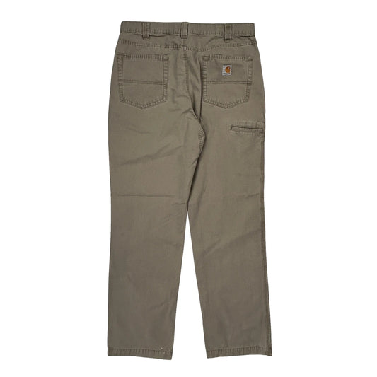 Carhartt Carpenter Trousers - 34W 34L Khaki Cotton