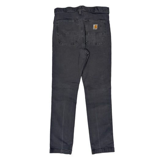 Carhartt Trousers - 30W 32L Grey Cotton