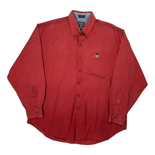 Vintage Chaps Ralph Lauren Shirt - XL Red Cotton