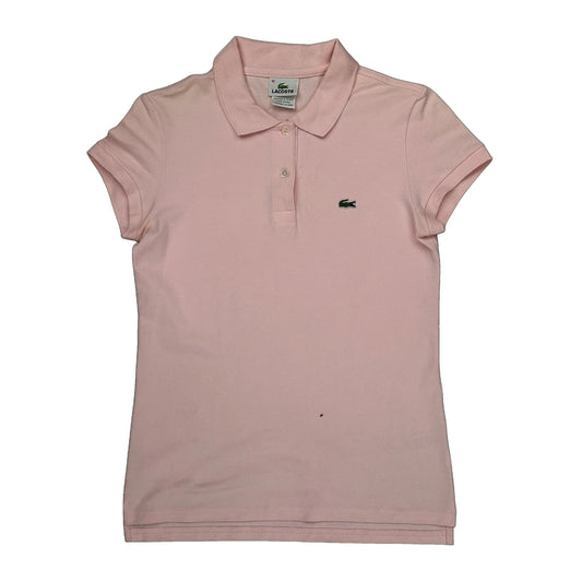 Lacoste Polo Shirt - Medium Pink Cotton