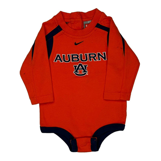 Age 3-6 Months Auburn Nike College Bodysuit - 4XS Orange Cotton