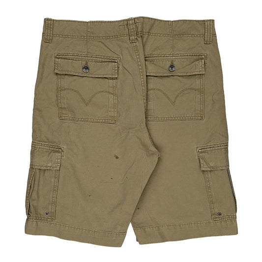 Vintage Levis Cargo Shorts - 38W 12L Beige Cotton