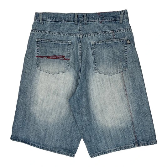 Brooklyn Xpress Denim Shorts - 33W 11L Blue Cotton