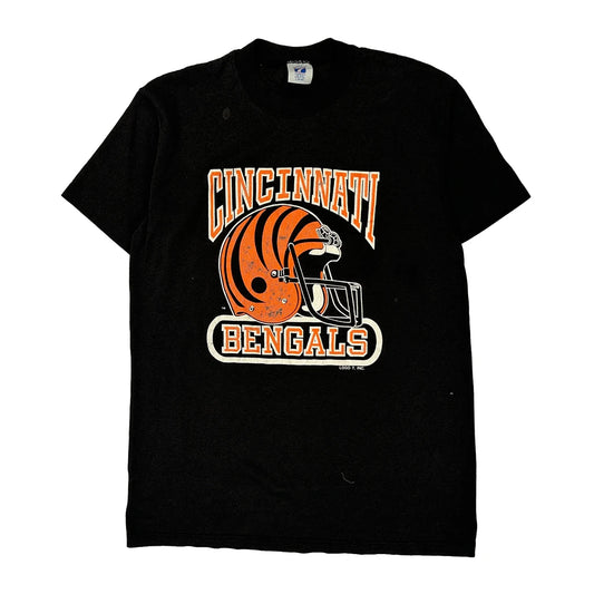 Cincinnati Bengals Logo Athletics Nfl T-Shirt - Large Black Cotton