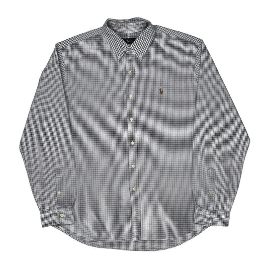 Polo By Ralph Lauren Checked Shirt - 2XL Black & White Cotton