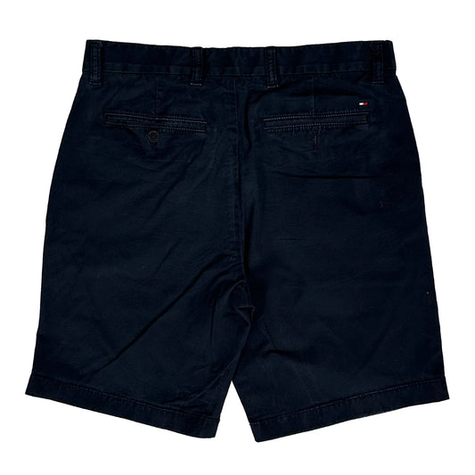 Tommy Hilfiger Chino Shorts - 31W 9L Navy Cotton
